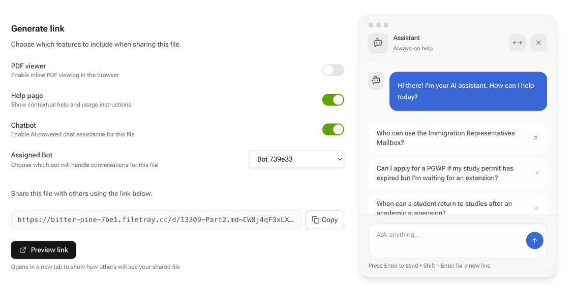SiteSpry file upload UI